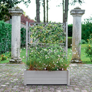 Itaalia ristkülikukujuline lillekast võrega